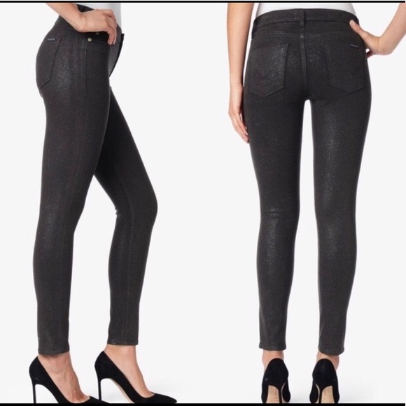 NWT: HUDSON Nico Super Skinny Coated Skinny Pants - Picture 2 of 7